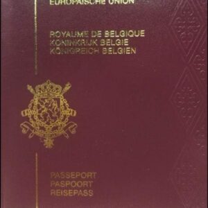 Real Belgium Passport