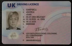 Full UK Driving License