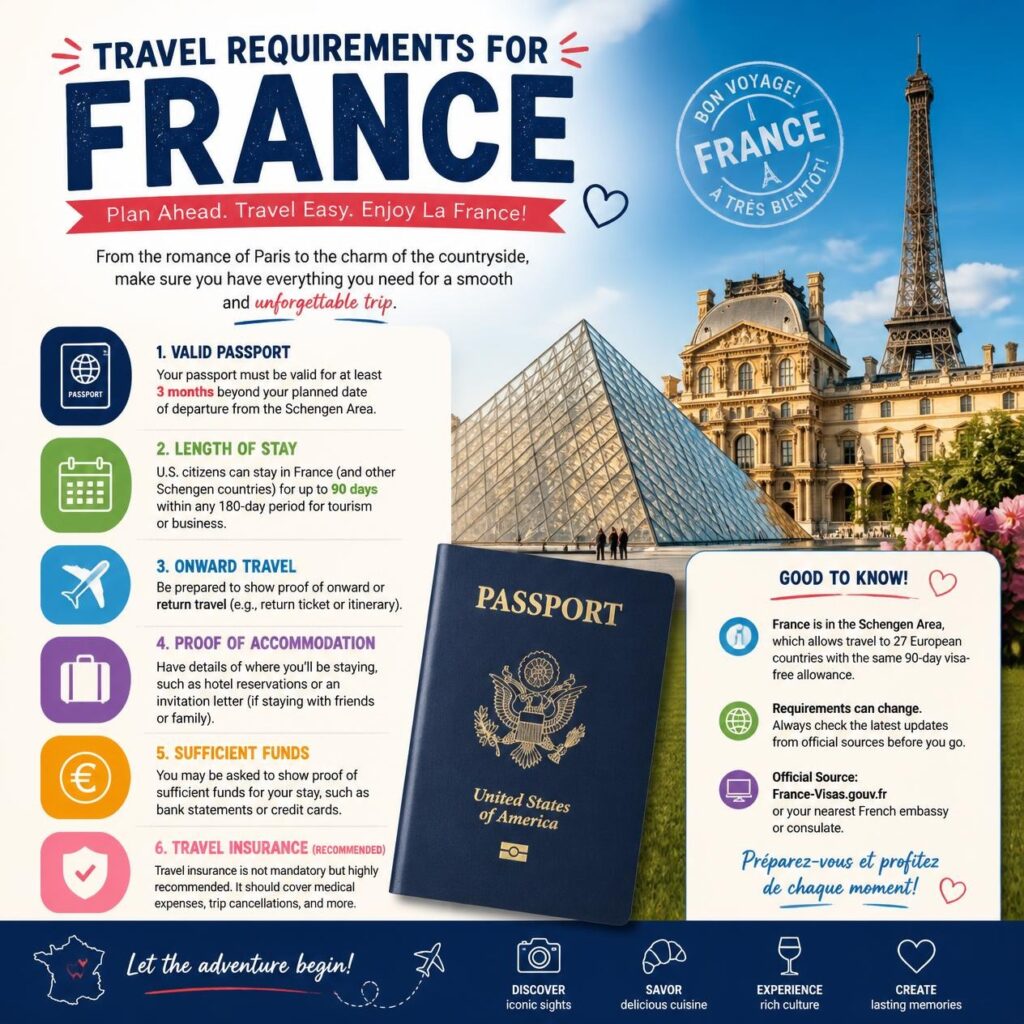 do you need a passport to go to france