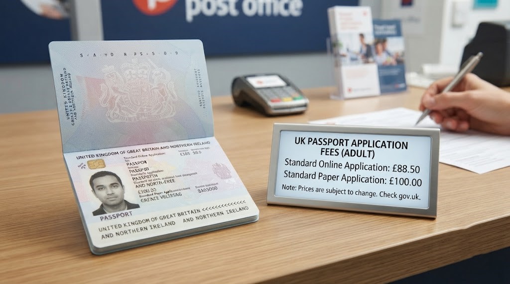 how much is it for a passport uk