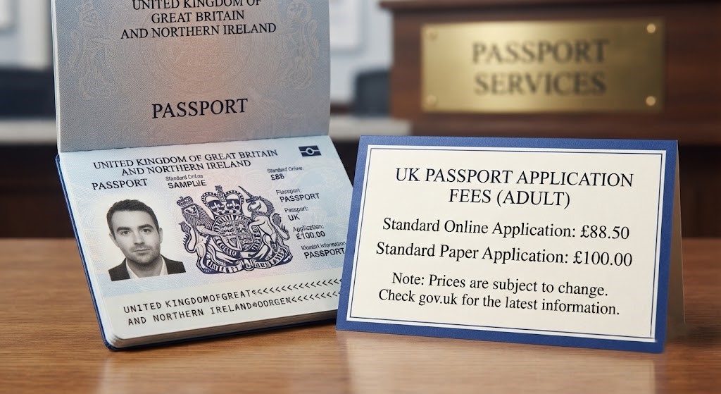 how much is it for a passport uk