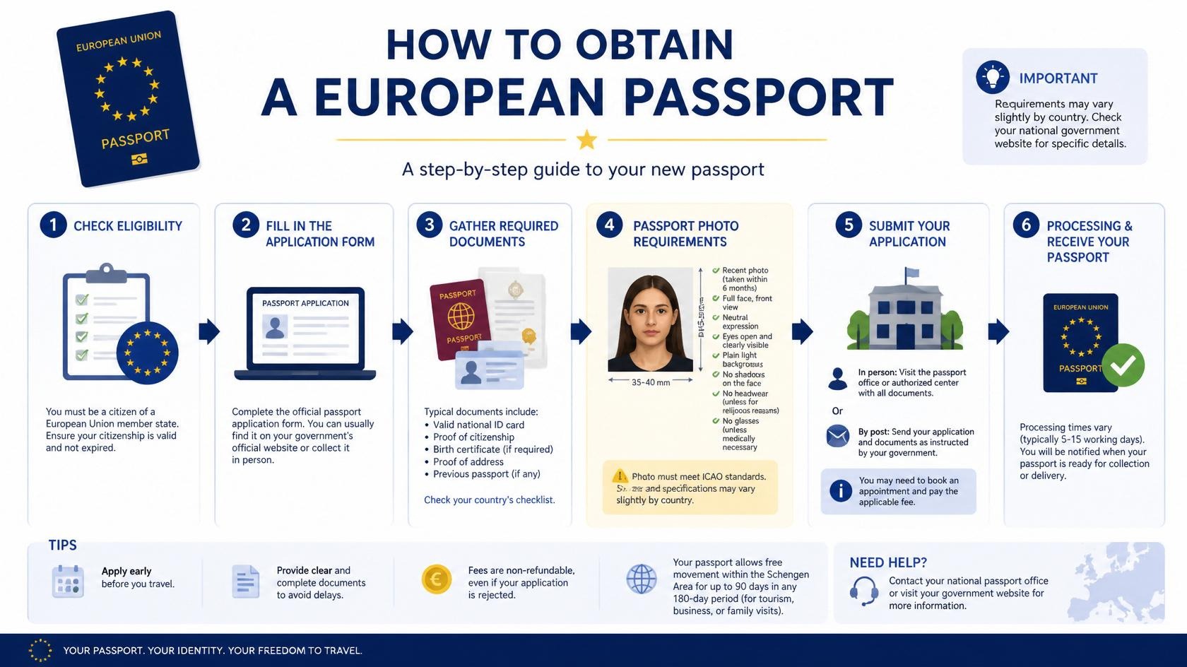 how to obtain a european passport