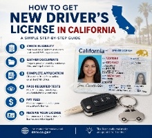 how to get new driver's license ca